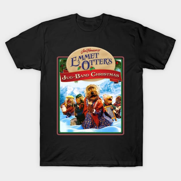 Funny Emmet Otters Jug Band Christmas Vintage T-Shirt by CLOSE THE DOOR PODCAST